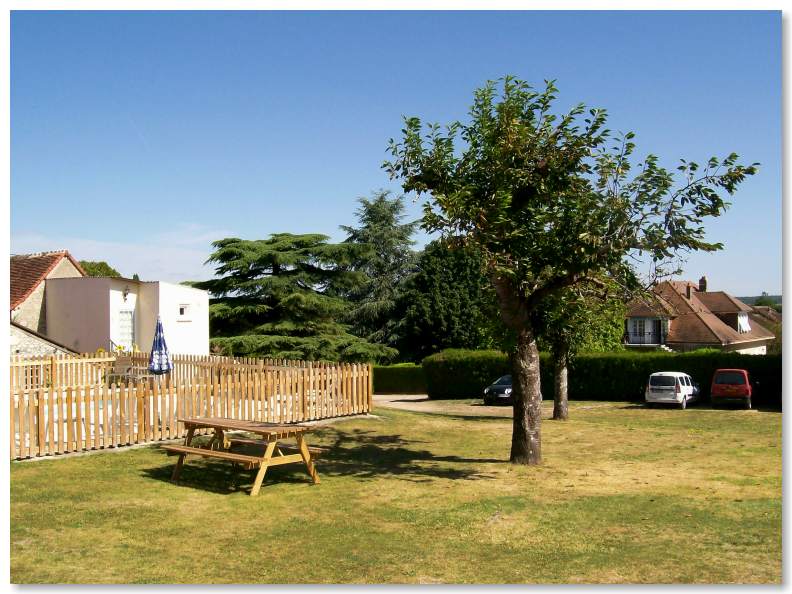 Picnic area in the grounds